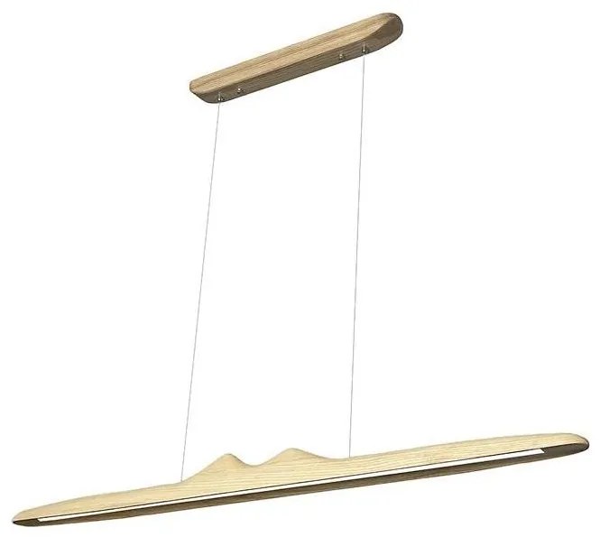 LED Luster na lanku LED/22W/230V 4000K 120 cm jaseň/masív