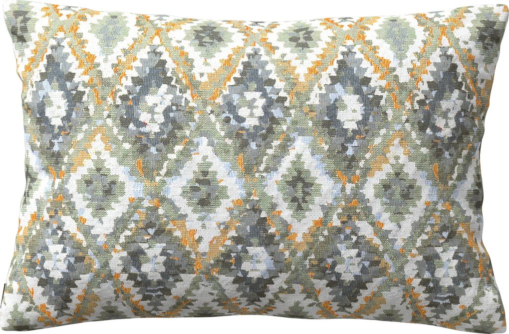 Karin - jednoduchá obliečka, 60x40cm farba produktu modrá látka zapletaná, vzorované