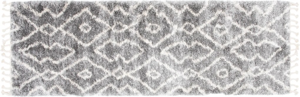 TA Koberec FN30A TMAVOSIVÁ AZTÉCKA EJF Rozmer: 80x200 cm