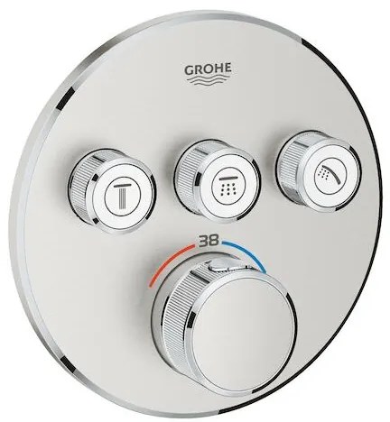 Grohe Smart Control termostat s termostatickou baterií supersteel 29121dc0 G29121DC0