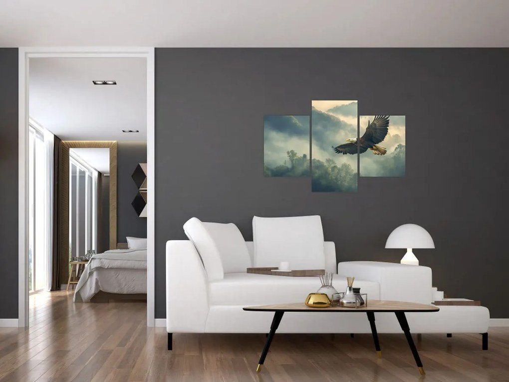 Obraz - Letiaci orol (90x60 cm)