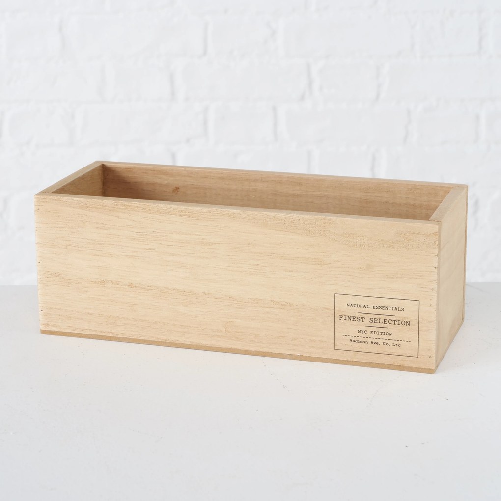 Boltz Dekoratívne drevený box Natural Set 2 ks