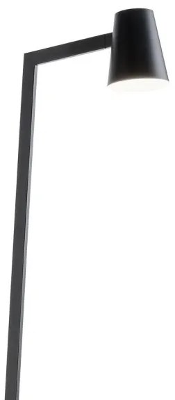 Redo 01-1557 - Stojacia lampa MINGO 1xE27/42W/230V čierna