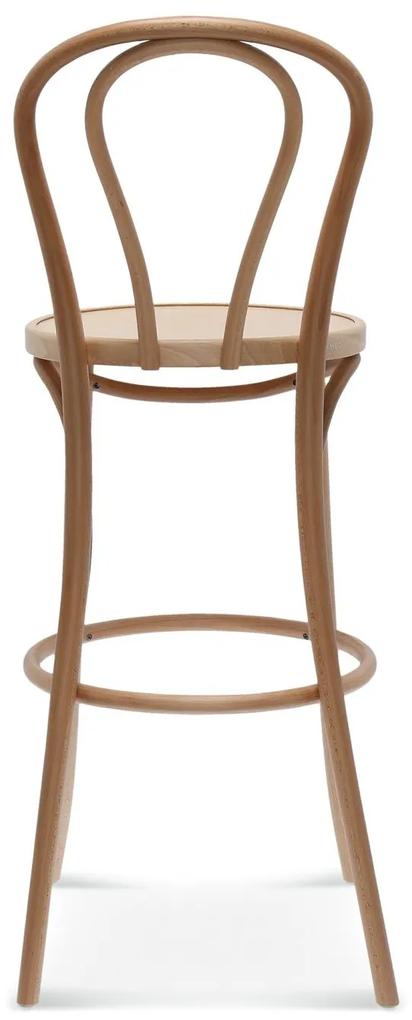 FAMEG BST-18 - barová stolička Farba dreva: buk štandard, Čalúnenie: látka CAT. A