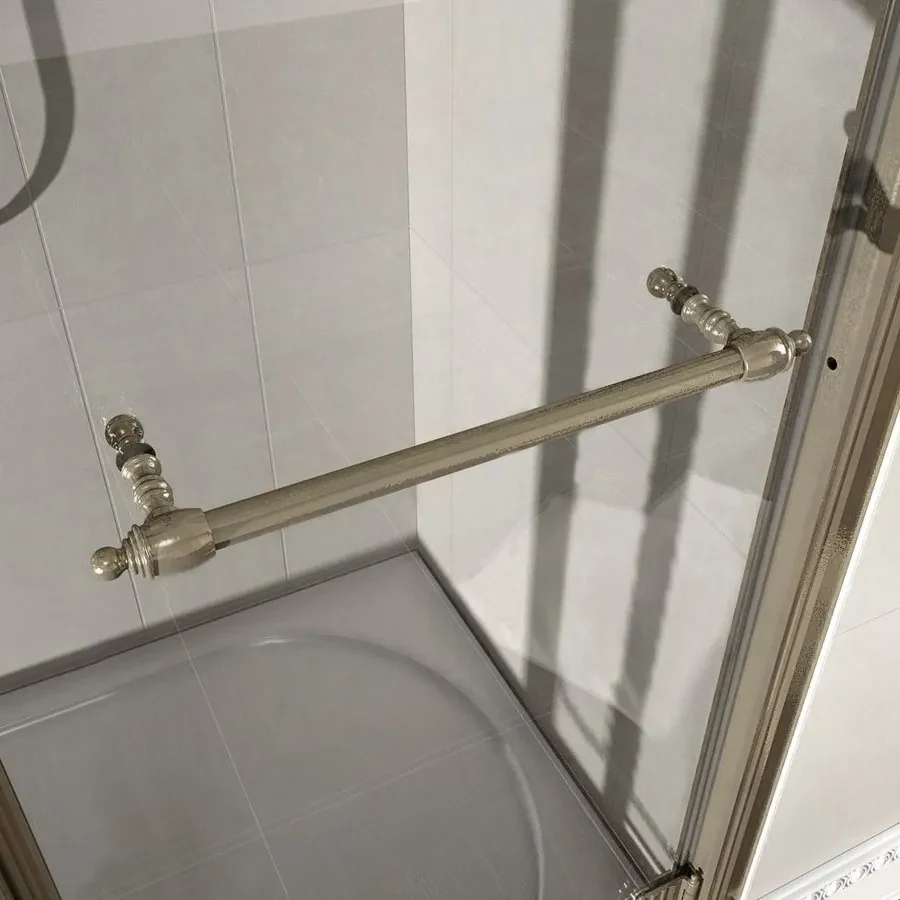 Gelco Gelco, ANTIQUE sprchové dvere 900mm, číre sklo, pravé, bronz, GQ1390RC