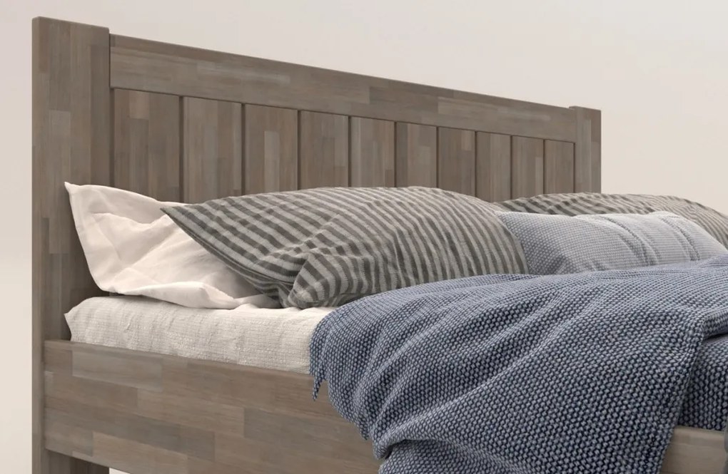 Posteľ Berta 180x200 cm, šedý buk