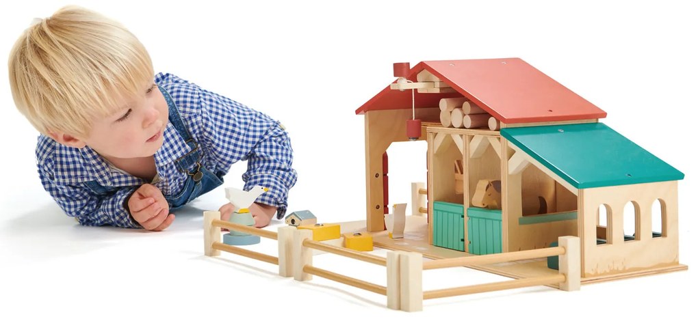 Tender Leaf - Drevená farma so zvieratkami