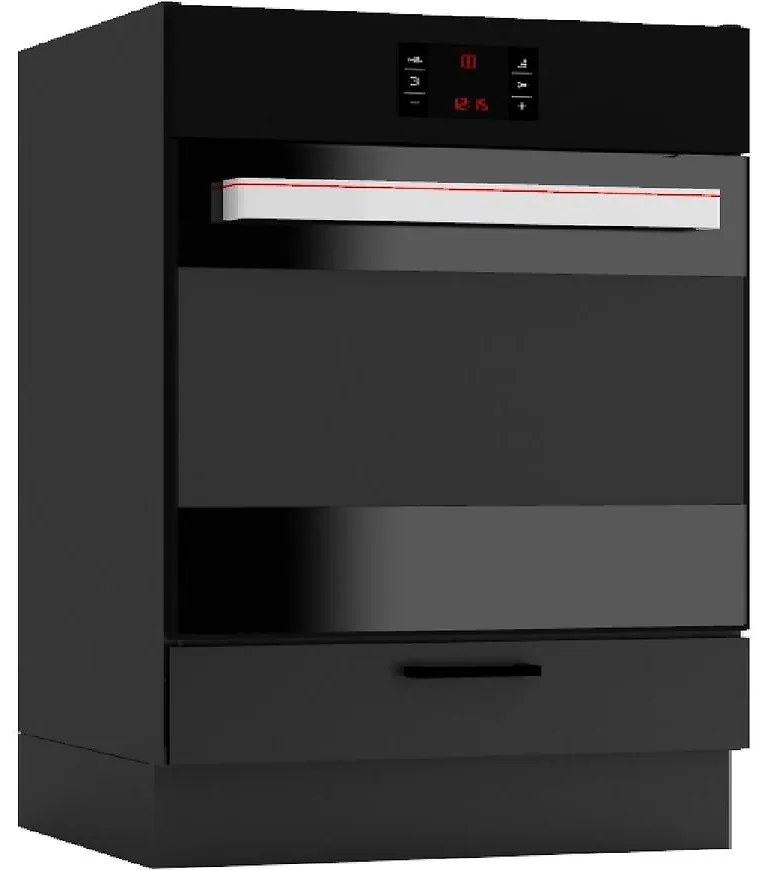 Kuchynská skrinka Anika DK60 grafit/grafit