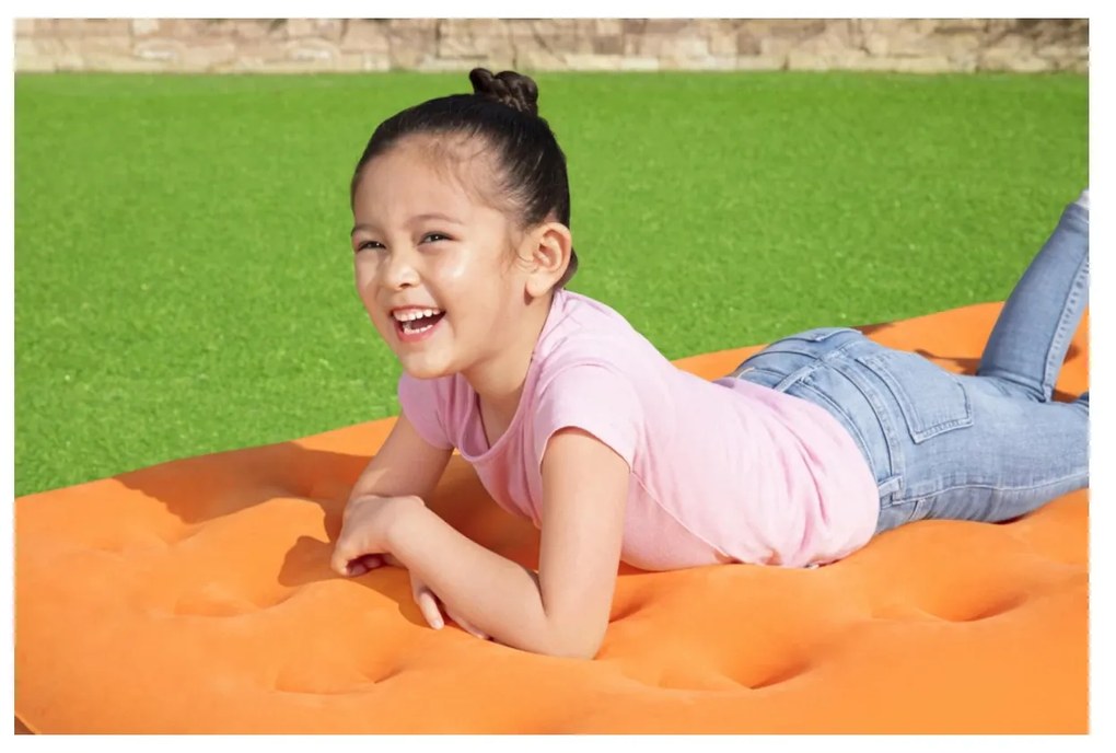 Bestway Nafukovací matrac 158 x 89 x 18 cm oranžový