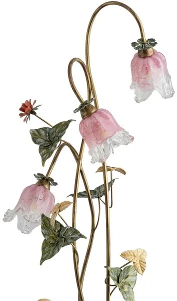 Stojacia lampa KATERINA 3xE14/40W/230V muránske sklo