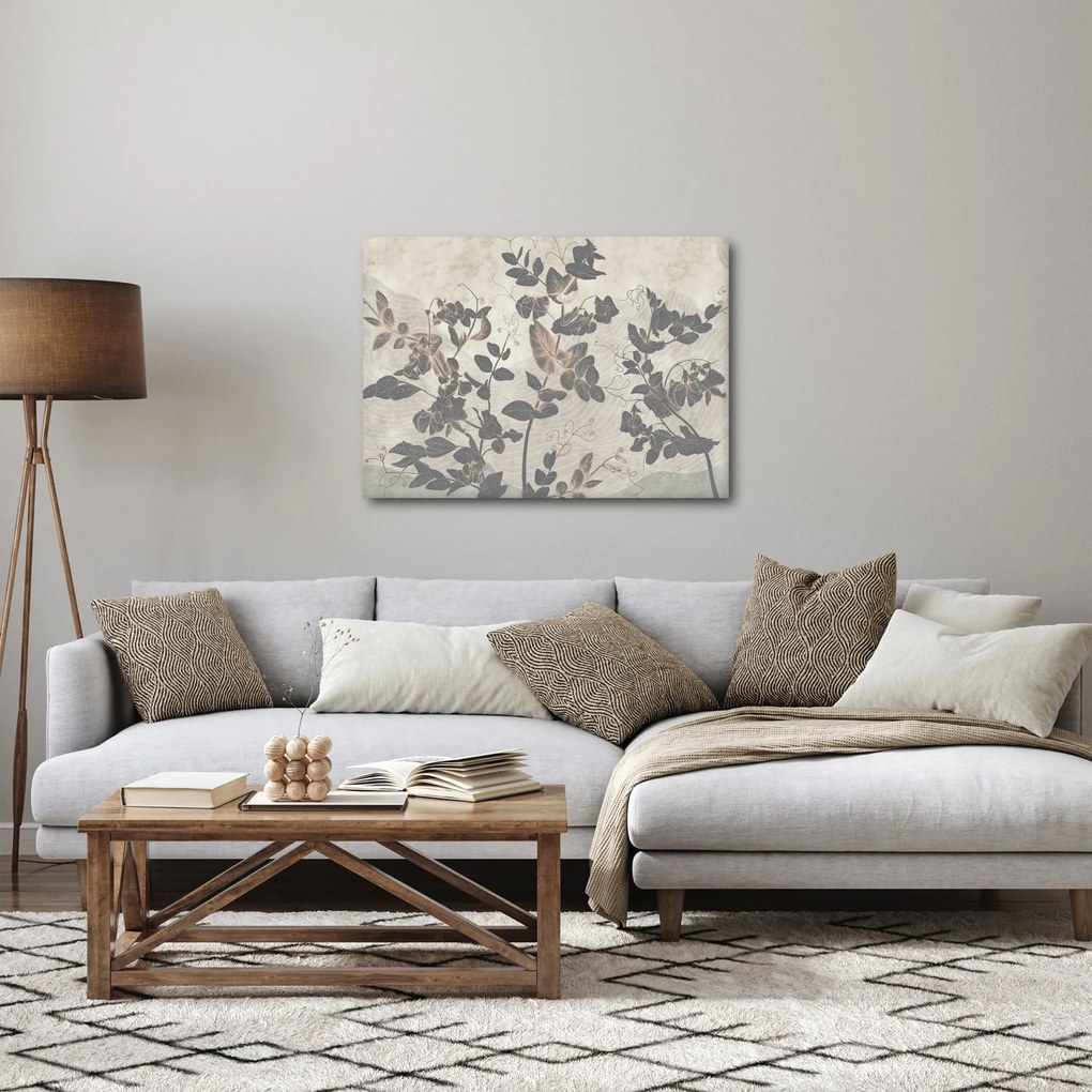 Obraz - Texturované listy (70x50 cm)