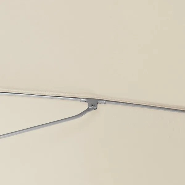 Doppler ACTIVE 240 cm – naklápací stredový slnečník prírodná (kód farby 820), 100 % polyester