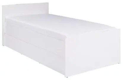 Jednolôžková posteľ 80 cm Cortez C 08 (biela) ( s roštom). Akcia -18%. Vlastná spoľahlivá doprava až k Vám domov. 1004892