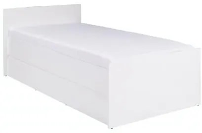 Jednolôžková posteľ 90 cm Cortez C 15 (biela) (s roštom). Akcia -15%. Vlastná spoľahlivá doprava až k Vám domov. 1004889