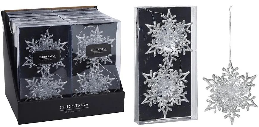 Visiaca vločka 11 cm (2 ks) mix CAA222110