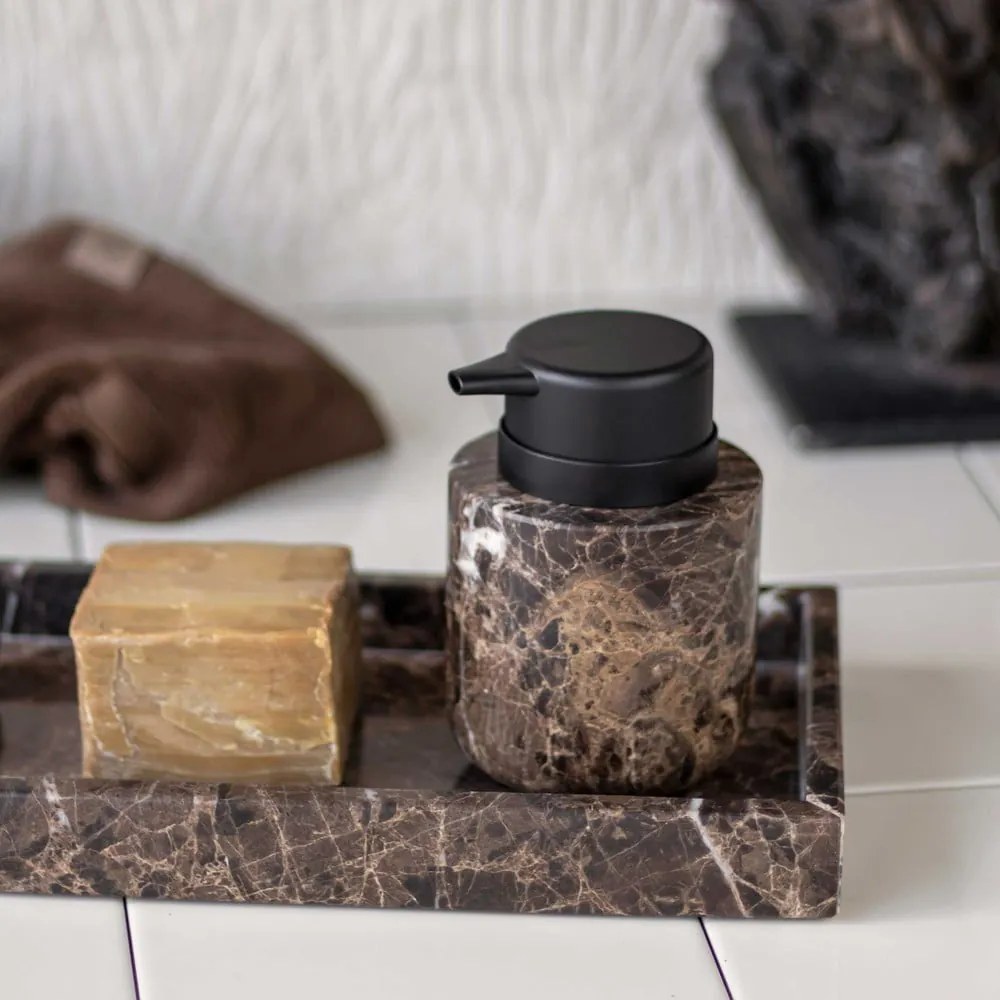 Hnedý mramorový dávkovač mydla 200 ml Marble - Mette Ditmer Denmark
