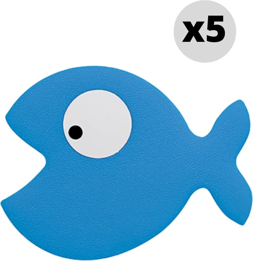 Detské protišmykové podložky v súprave 5 ks do vane 10x13 cm Hungry – Spirella