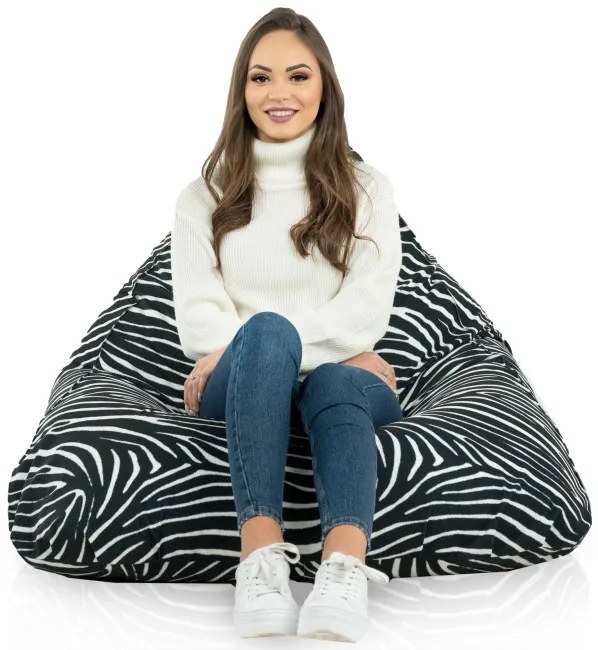 Sedací vak Bermudy SAKO zebra