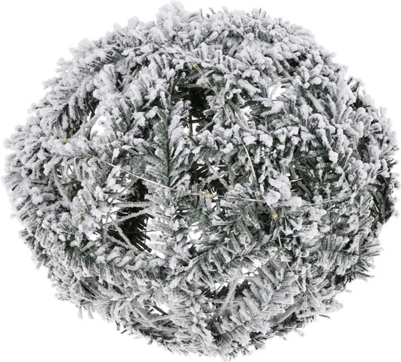 LED guľa s námrazou 20 cm