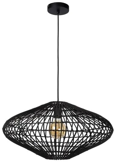 Lucide 03435/56/30 - Luster na lanku MAGALI 1xE27/40W/230V čierna