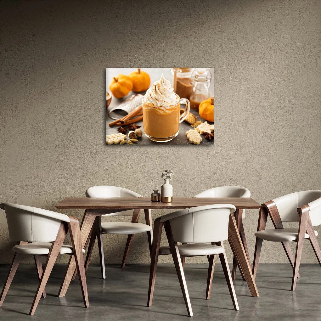 Obraz - Tekvicové latte (70x50 cm)