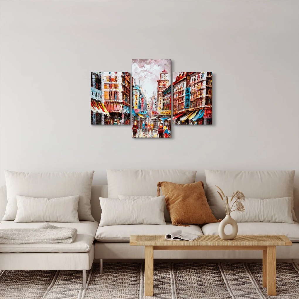 Obrázok - Hong Kong, olejomaľba (90x60 cm)
