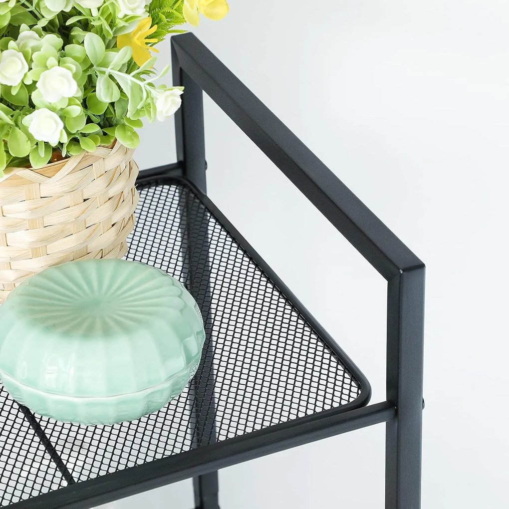 Regál Debra 128 cm černý