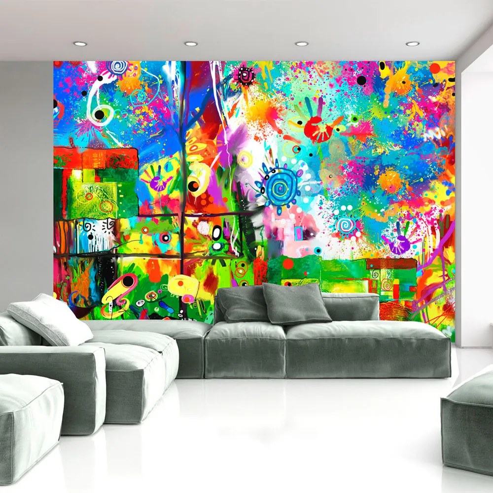 Artgeist Fototapeta - Colorful fantasies Veľkosť: 196x140, Verzia: Samolepiaca