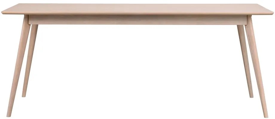Rozkladací jedálenský stôl s doskou v dubovom dekore 190x90 cm Yumi - Rowico
