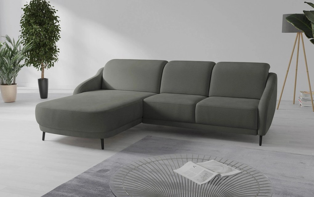 XXXLutz ROHOVÁ SEDAČKA, textil, bahenná hnedá Sit & More - Sedačky - 000144024135
