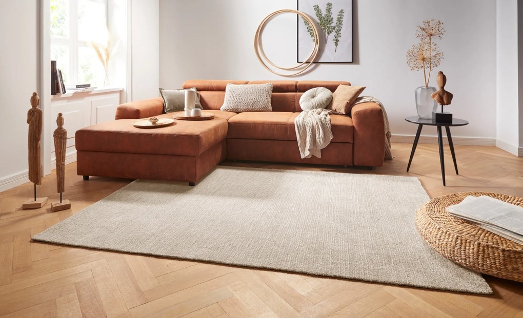 Kusový koberec Cloud 103932 Beige, 160x230, béžová, chodba / predsieň, Hanse Home