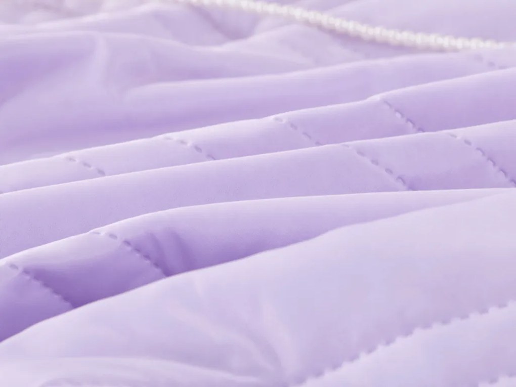 Chladiaca letná prikrývka CELIA, fialová Rozmer: 200 x 220 cm