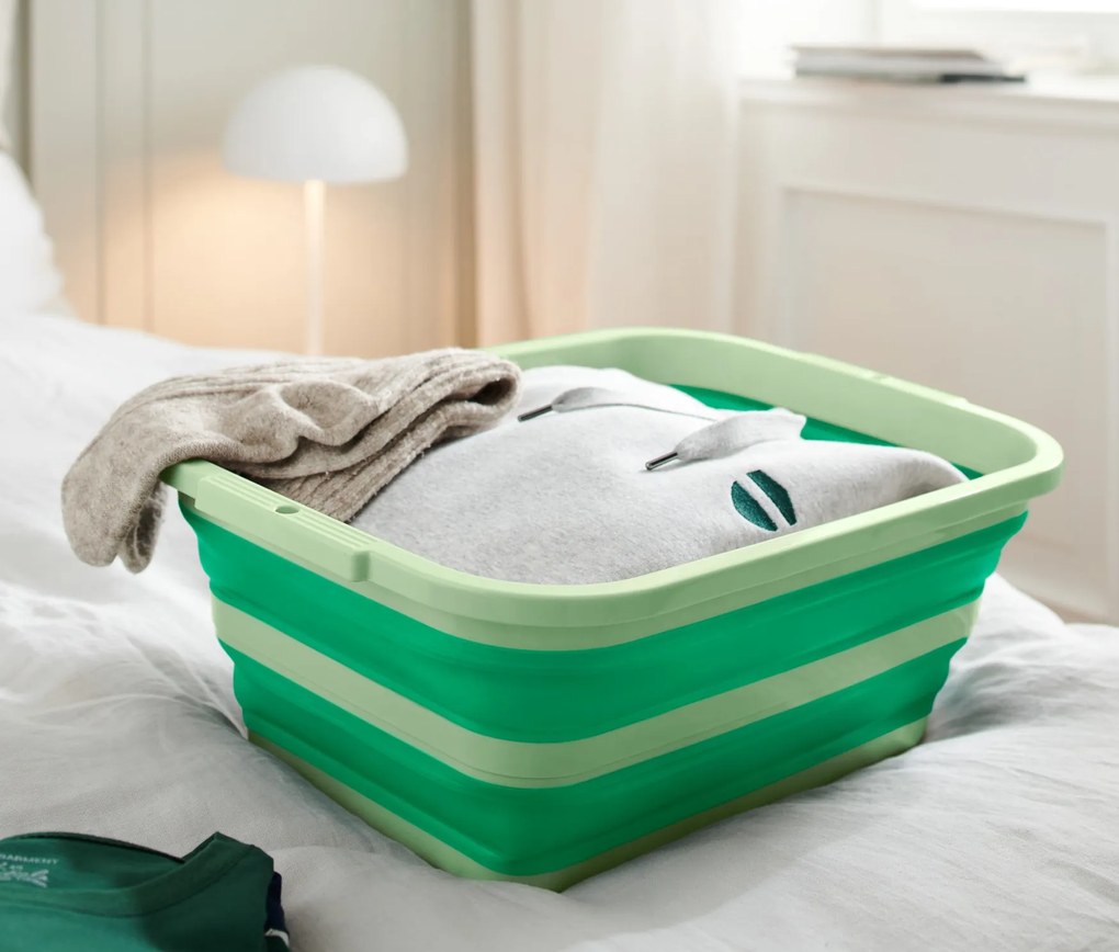 Skladací kôš na bielizeň a pranie