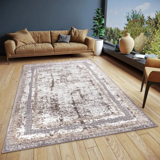 Koberec Hanse Home Shine Classic biely / krémový / strieborný