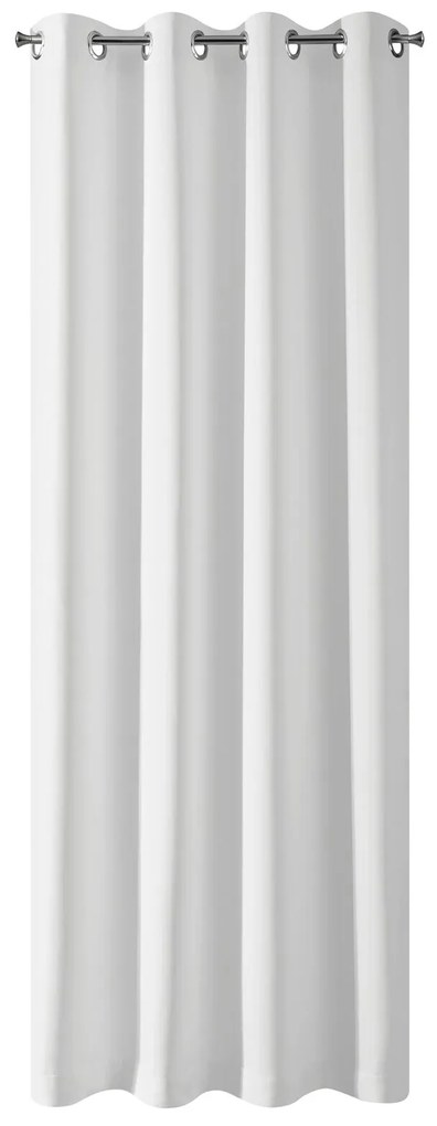 ZATEMŇOVACÍ ZÁVES NA KRÚŽKOCH PARISA 135X250 CM BIELA