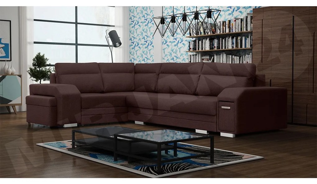 Rohová sedačka s barom Florio, Strana: pravá, Dostupné poťahy: Inari 94