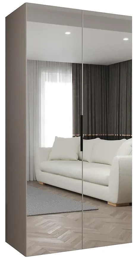 Skriňa Marbella III 100 kašmír/čierna