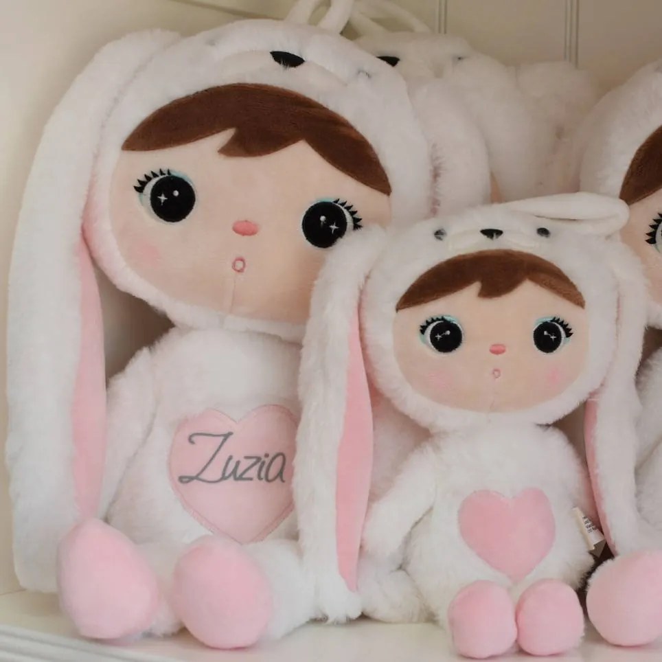 Bábika biely zajac 30 personalizácia: Iba samotná bábika
