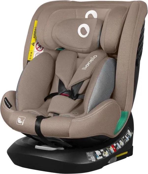 Lionelo - Autosedačka s otočnou základňou BASTIAAN ONE i-Size 40-150 cm Beige Sand