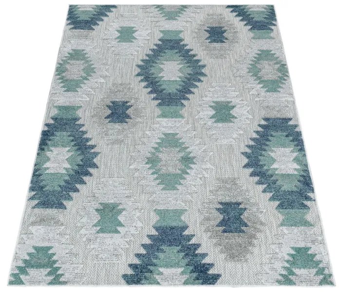 Ayyildiz, Kusový koberec Bahama 5153 Blue – na von aj na doma, 200x290, modrá, chodba / predsieň