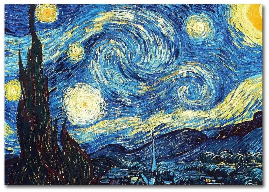 Nástenná reprodukcia na plátne Vincent Van Gogh, 100 × 70 cm