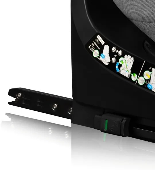 Lionelo - Autosedačka s otočnou základňou BRAVE i-Size 40-150 cm Kamenná šedá