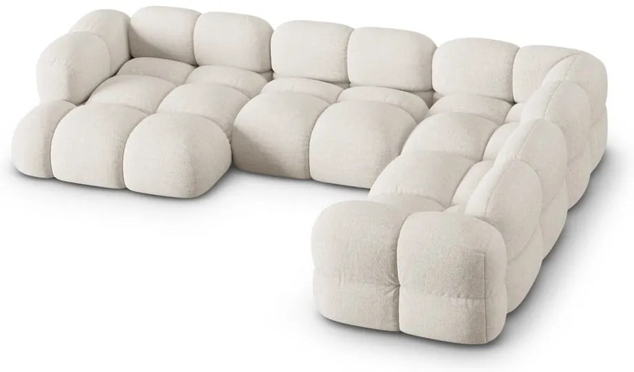 Béžová rohová pohovka (pravý roh/do tvaru "U") Loretto – Cosmopolitan Design