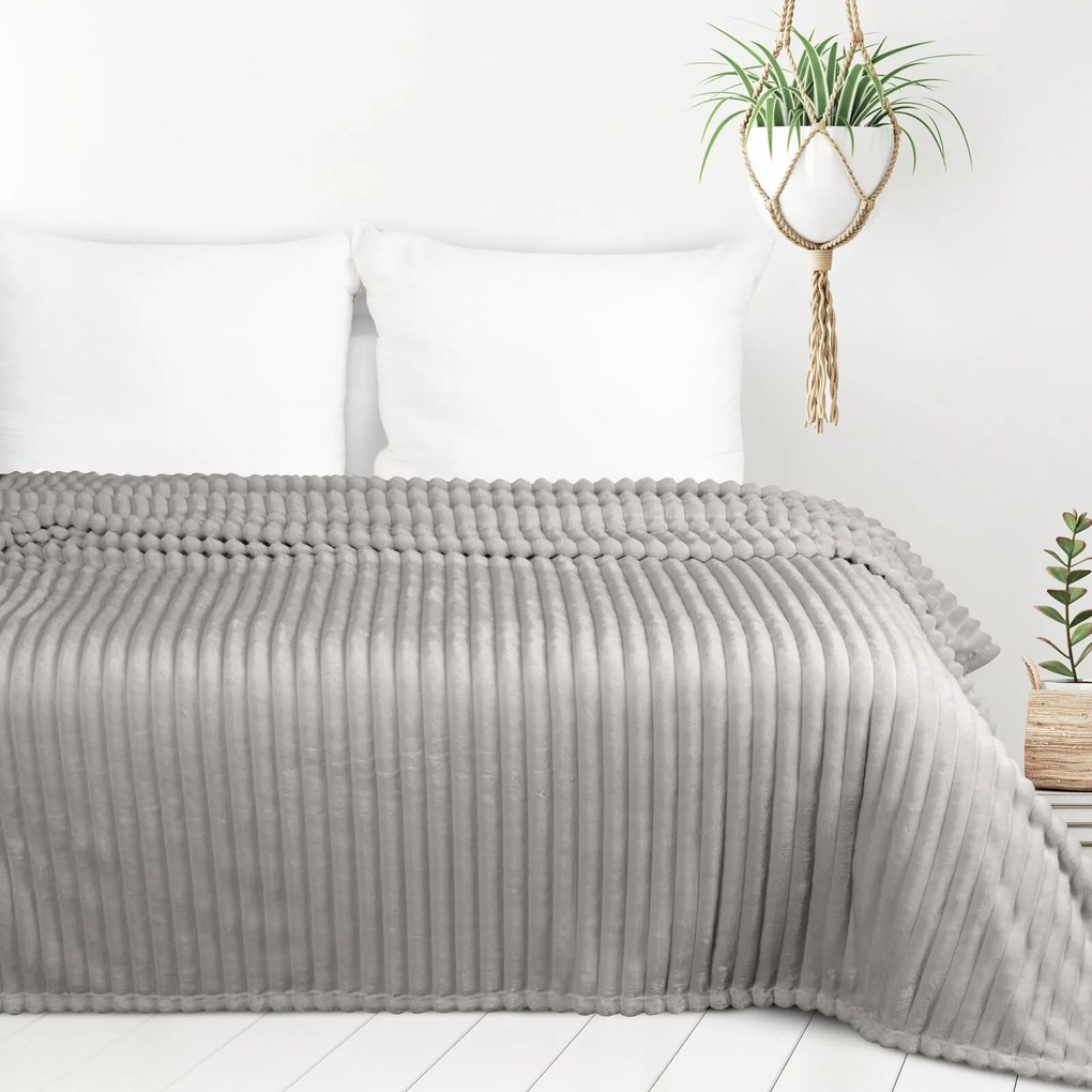 DEKA Z MIKROFLANELU SOFT 170X210 CM BÉŽOVÁ