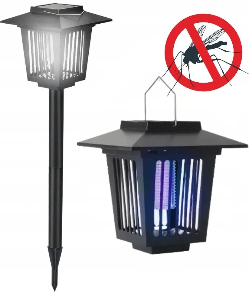 LED solárna lampa proti hmyzu