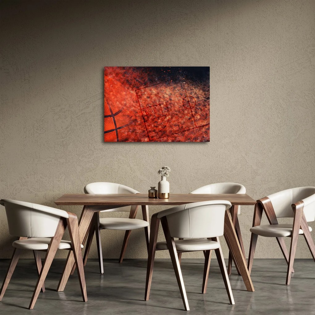 Obraz - Basketbalová lopta (70x50 cm)