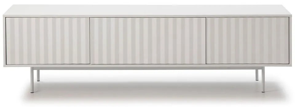Biely TV stolík 180x52 cm Sierra – Teulat