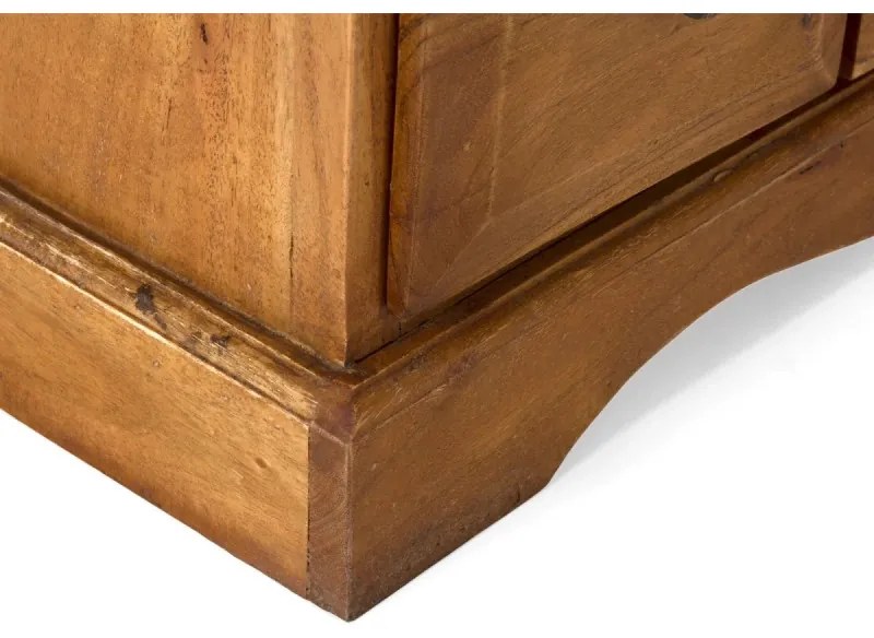 furniture-nabytek.cz - Masívna komoda Texas z akácie, lakovaná, prírodná – 58×25×82 cm