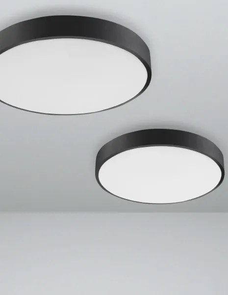 LED stropné svietidlo Hadon 40 čierne
