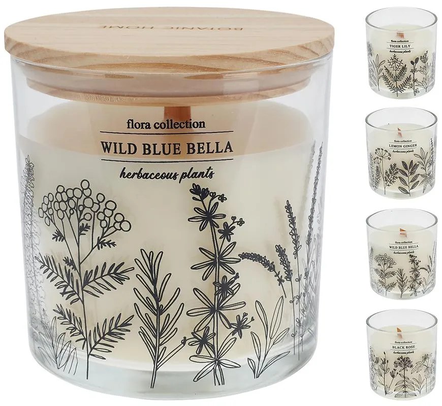 Vonná sviečka v skle 10x10 cm